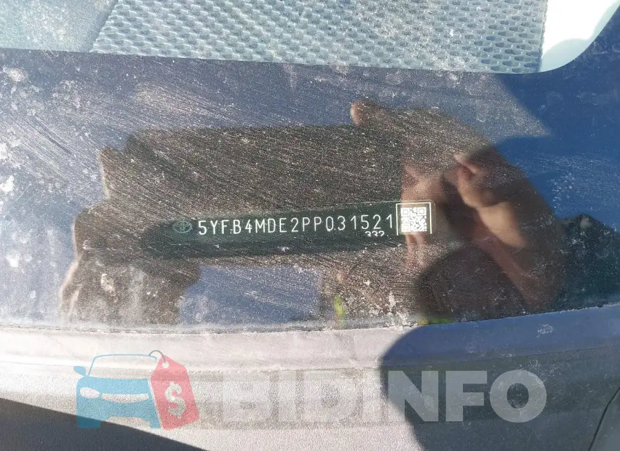 5YFB4MDE2PP031521 Photo# 9