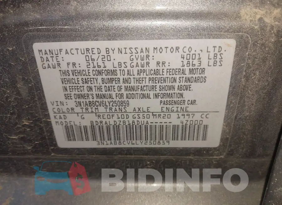 3N1AB8CV6LY250859 Photo# 9