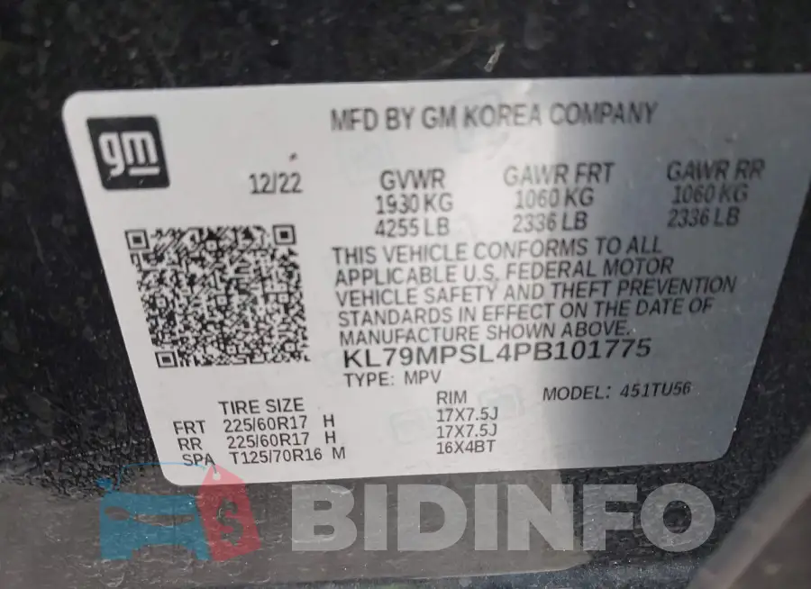 KL79MPSL4PB101775 Photo# 9