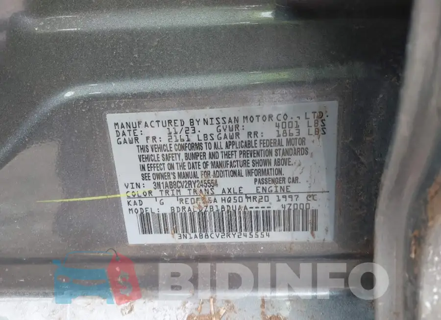 3N1AB8CV2RY245554 Photo# 9