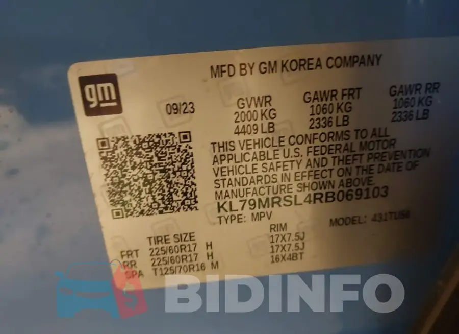 KL79MRSL4RB069103 Photo# 9