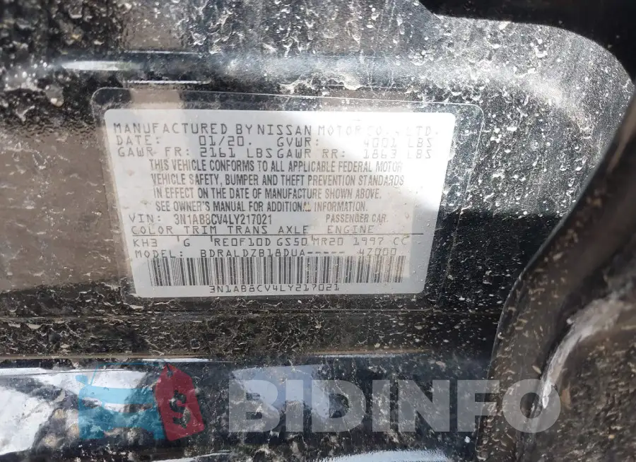 3N1AB8CV4LY217021 Photo# 9