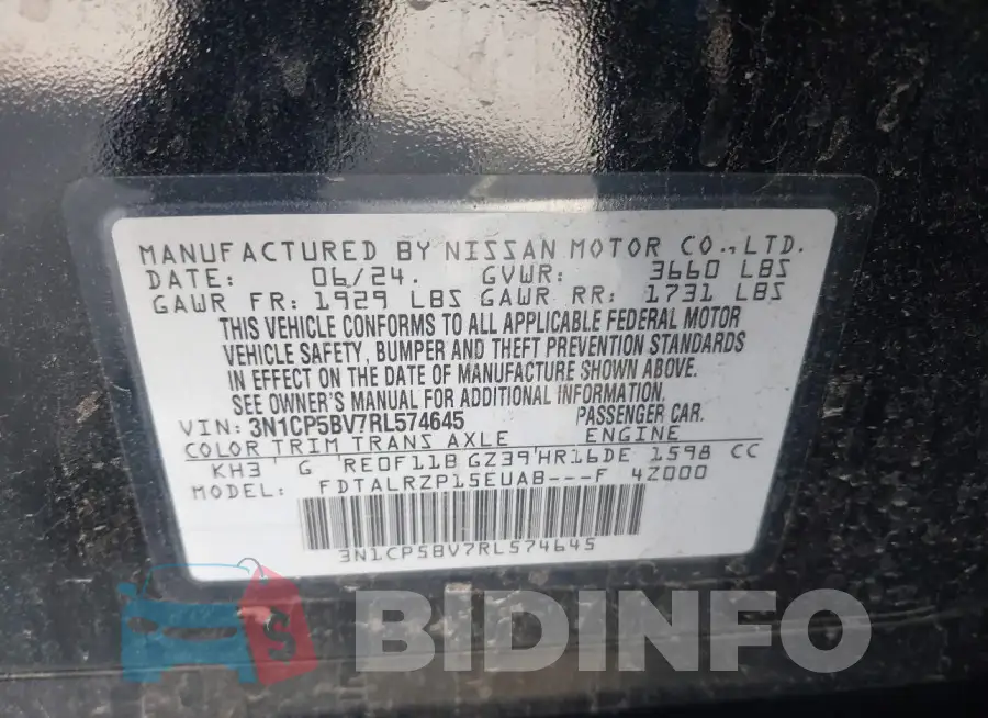 3N1CP5BV7RL574645 Photo# 9
