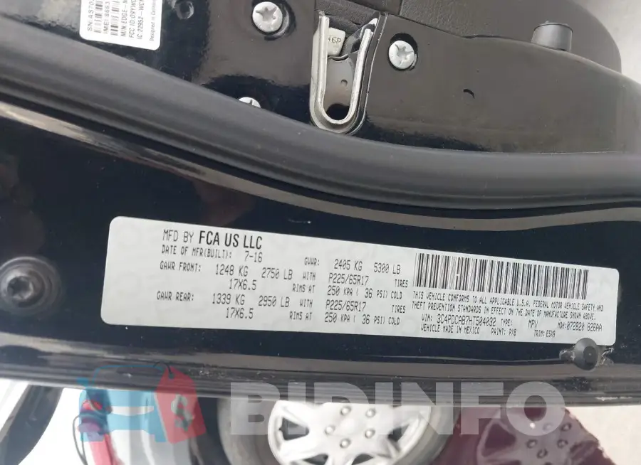 3C4PDCAB7HT504032 Photo# 9