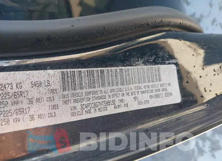 3C4PDCBG7HT509192 Photo# 9