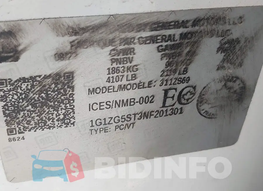 1G1ZG5ST3NF201301 Photo# 9