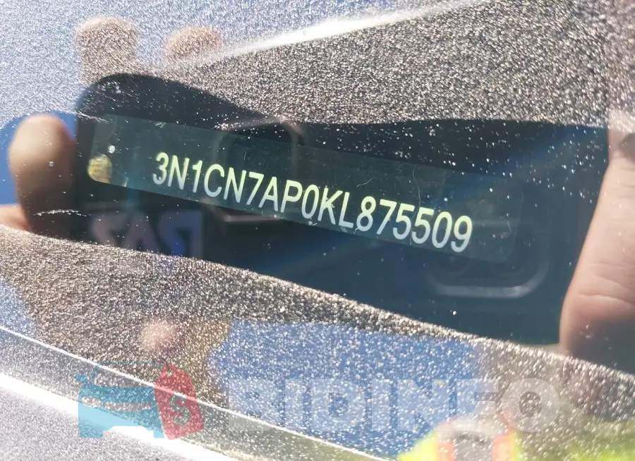 3N1CN7AP0KL875509 Photo# 9