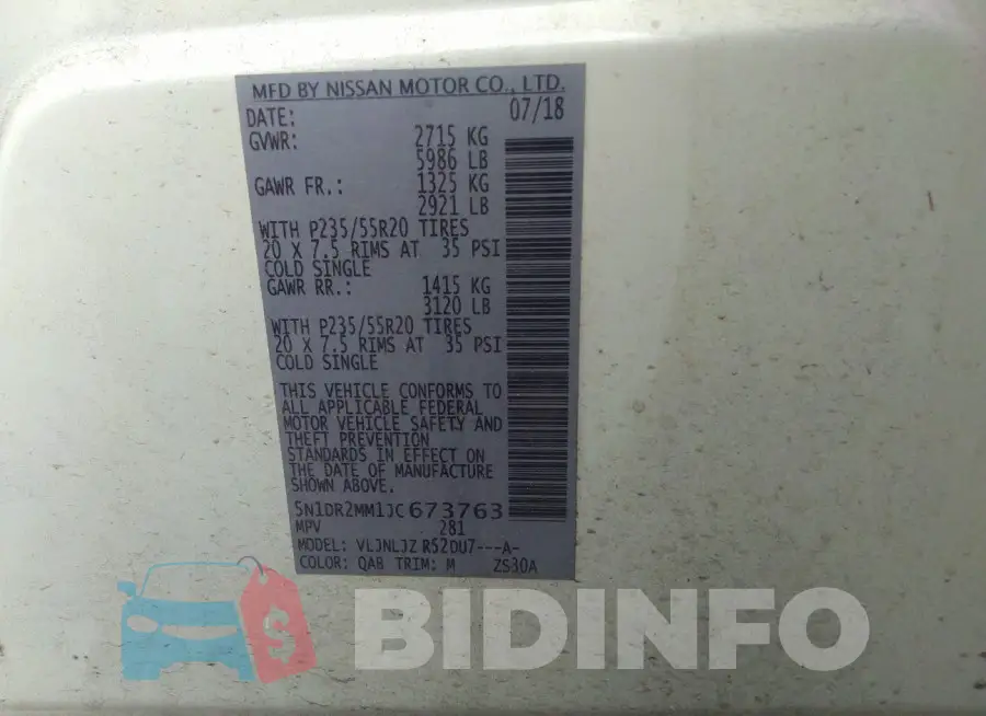 5N1DR2MM1JC673763 Photo# 9