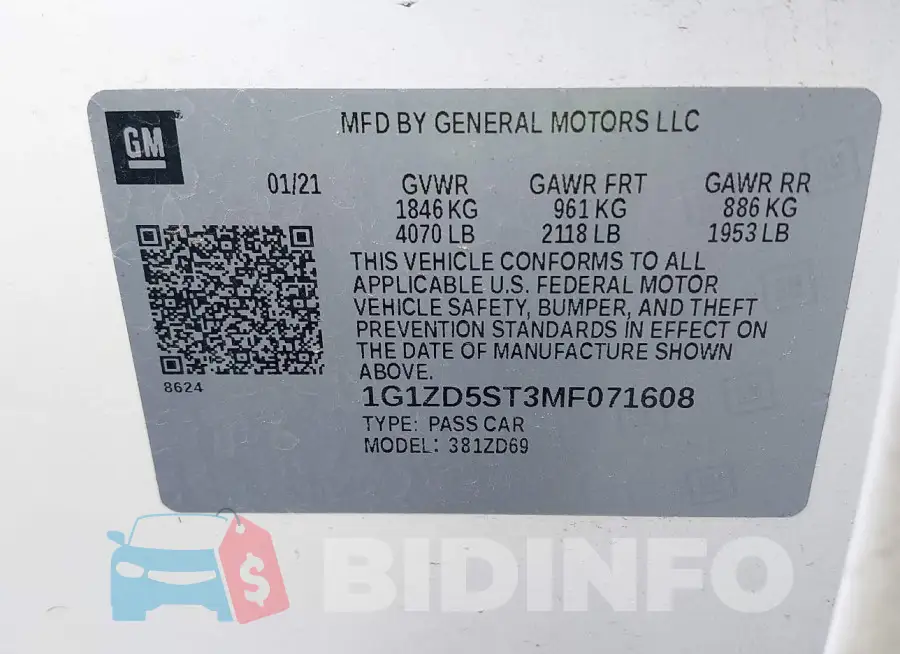 1G1ZD5ST3MF071608 Photo# 9