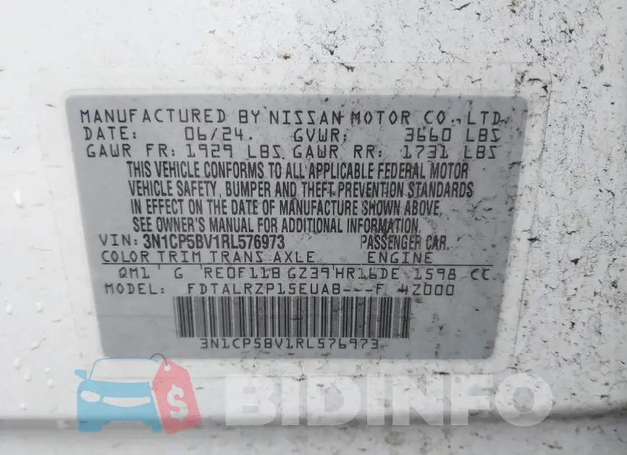 3N1CP5BV1RL576973 Photo# 9