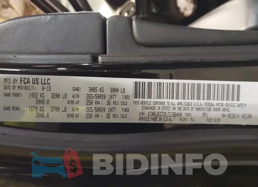 1C4RJFCT2LC138400 Photo# 9