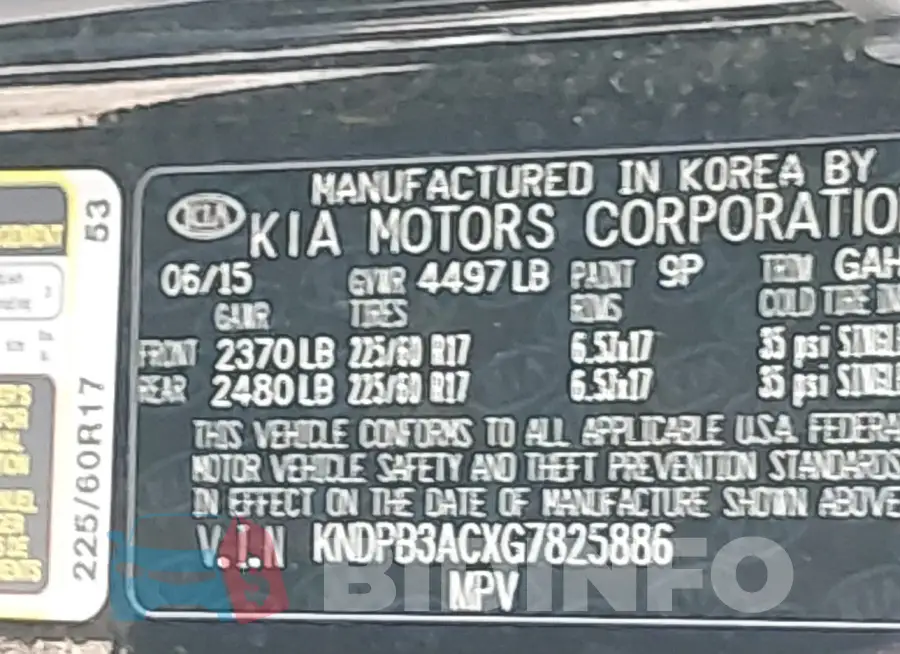 KNDPB3ACXG7825886 Photo# 9