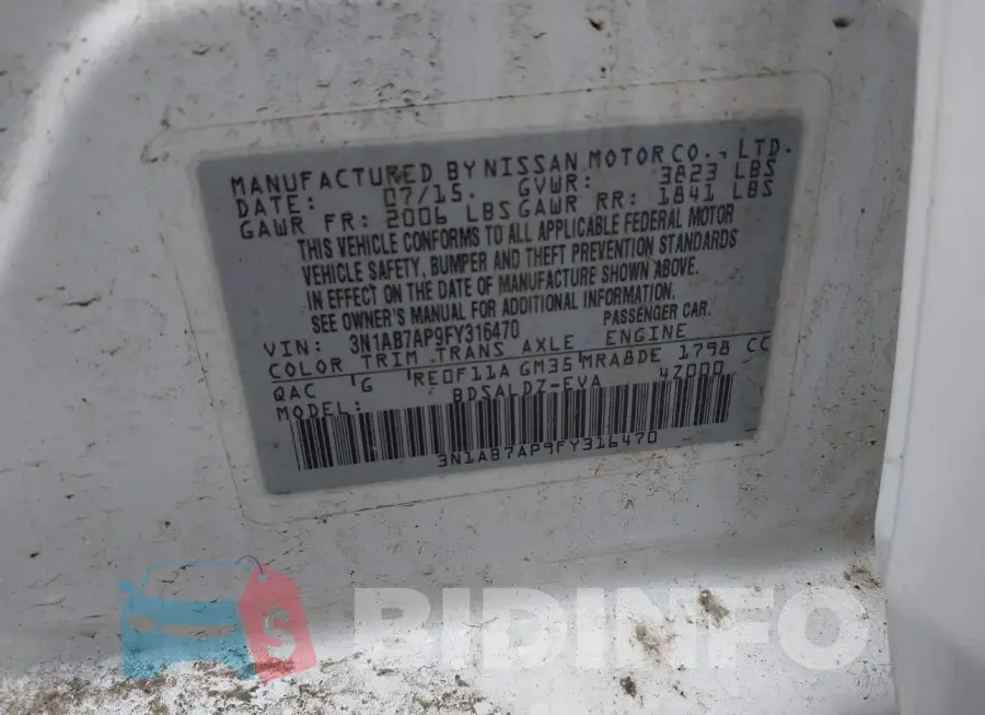 3N1AB7AP9FY316470 Photo# 9
