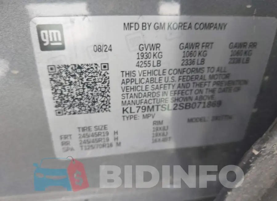 KL79MTSL2SB071869 Photo# 9