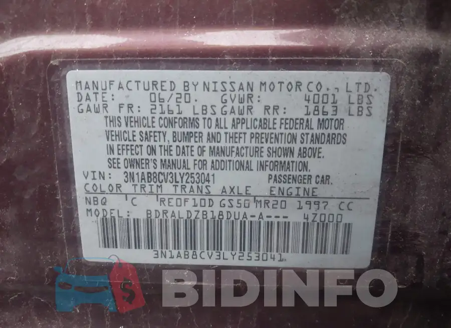 3N1AB8CV3LY253041 Photo# 9