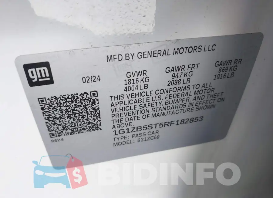 1G1ZB5ST5RF182853 Photo# 9