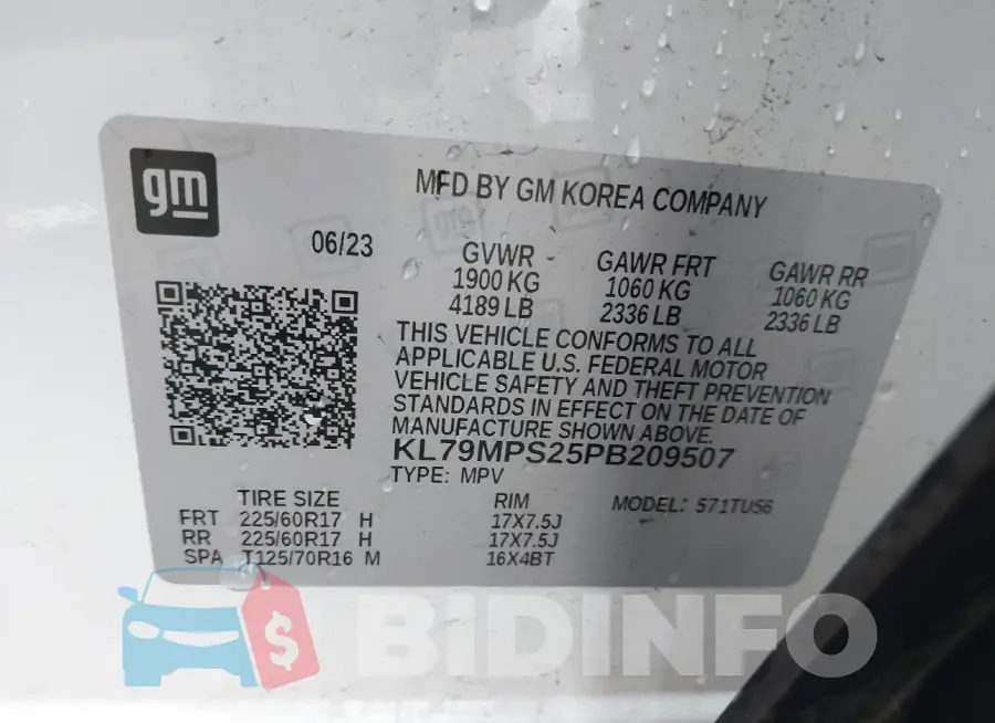 KL79MPS25PB209507 Photo# 9