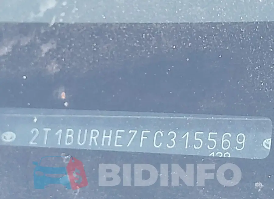 2T1BURHE7FC315569 Photo# 18