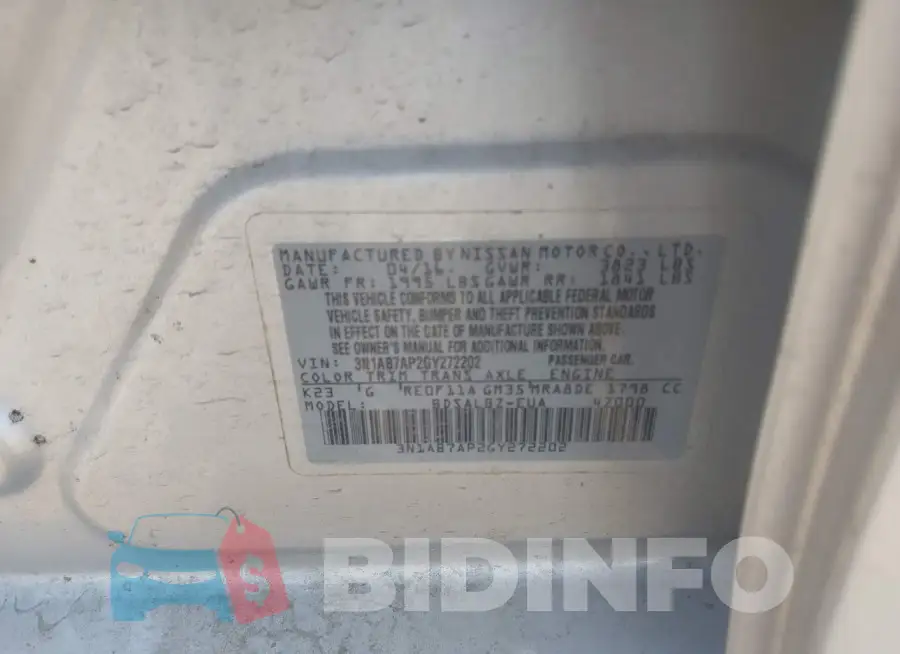 3N1AB7AP2GY272202 Photo# 9
