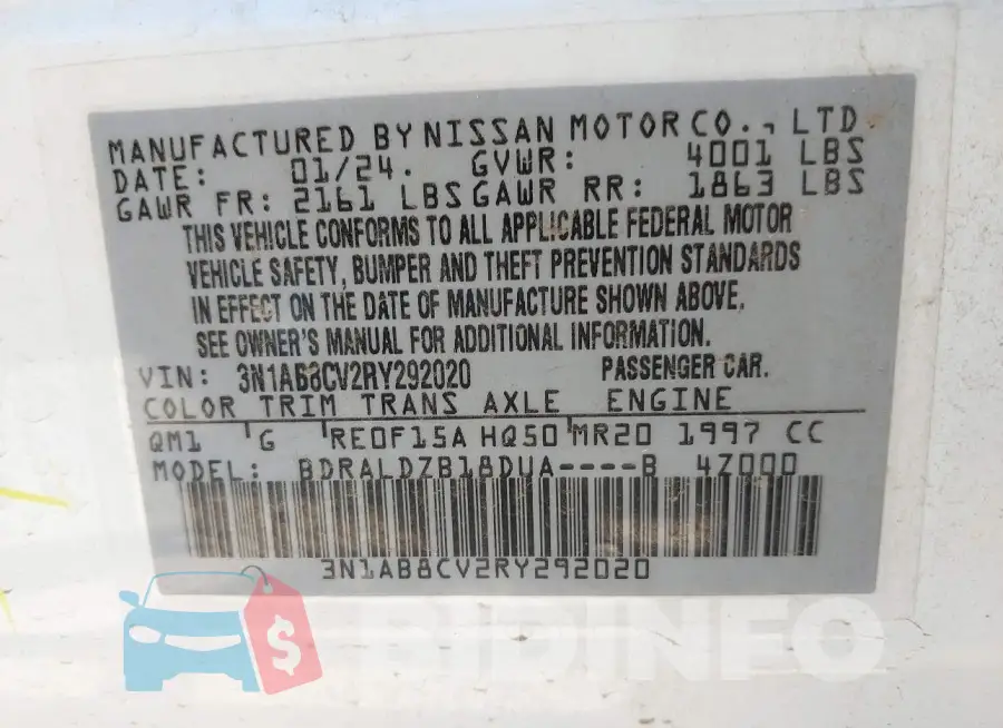 3N1AB8CV2RY292020 Photo# 9