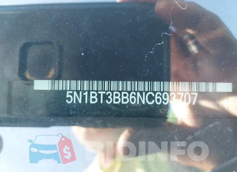 5N1BT3BB6NC693707 Photo# 9