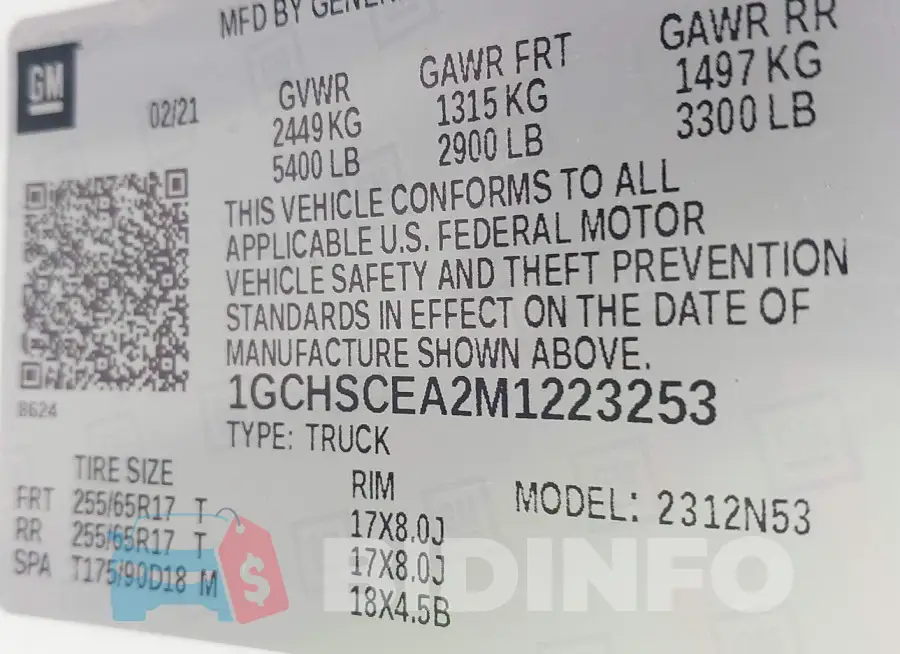 1GCHSCEA2M1223253 Photo# 9