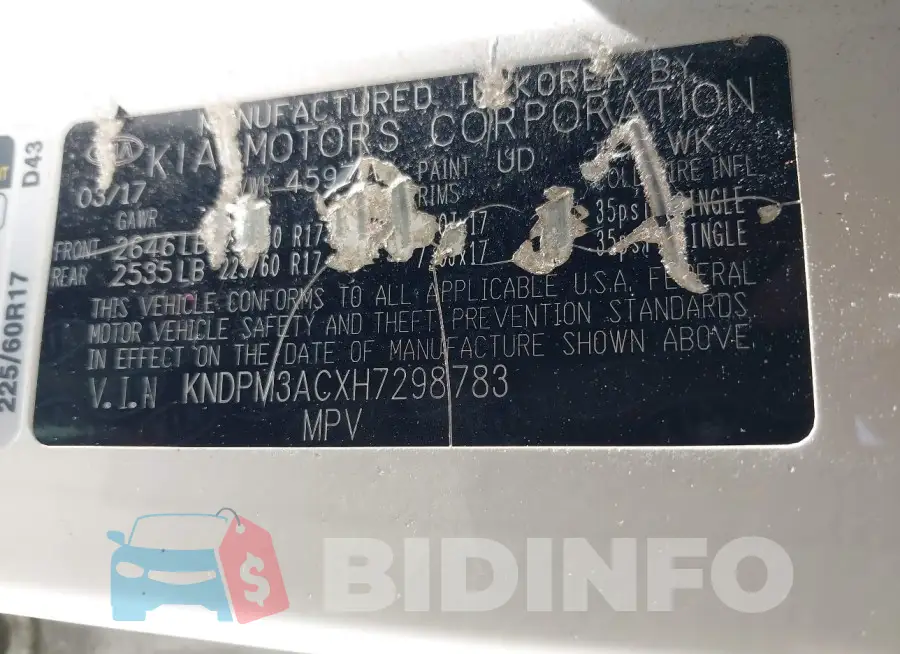 KNDPM3ACXH7298783 Photo# 9