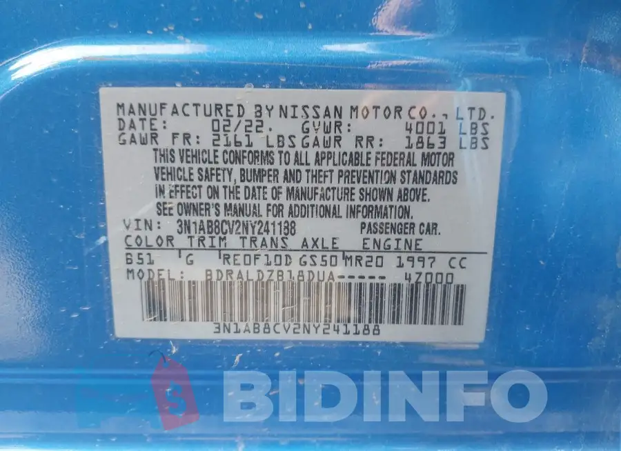 3N1AB8CV2NY241188 Photo# 9