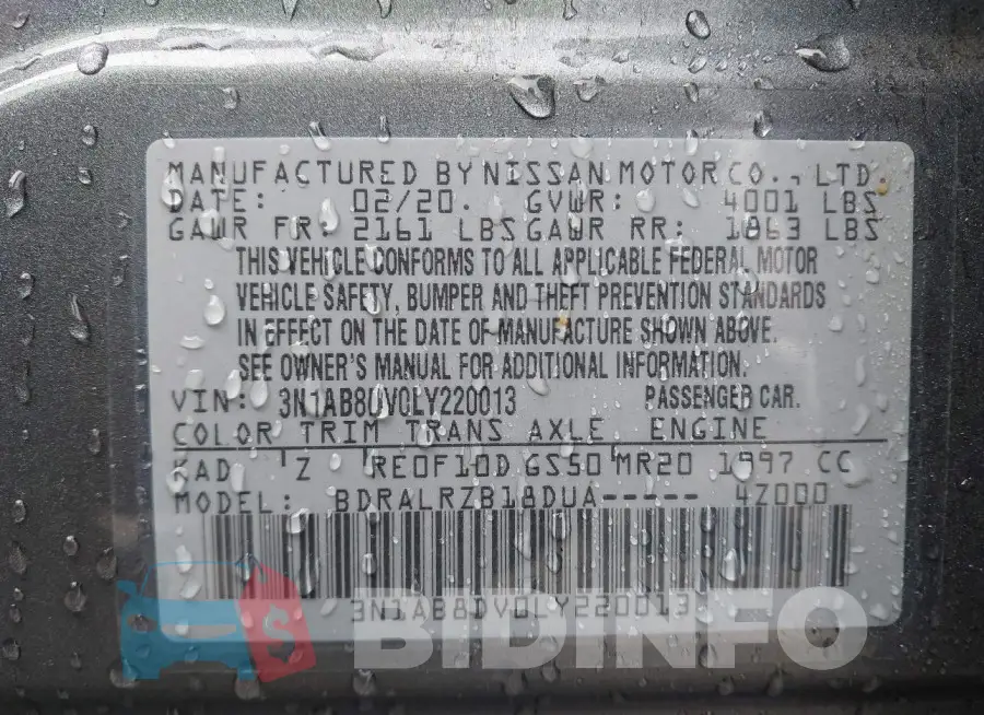 3N1AB8DV0LY220013 Photo# 9