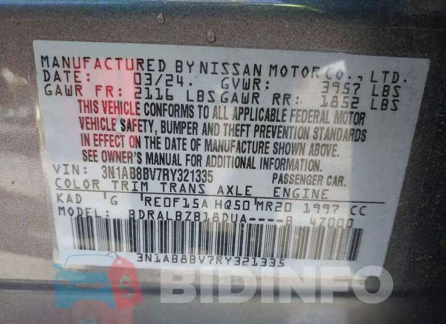 3N1AB8BV7RY321335 Photo# 9