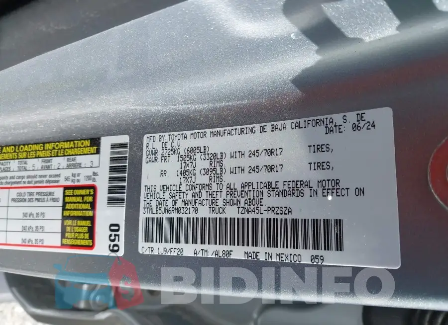 3TMLB5JN6RM032170 Photo# 9