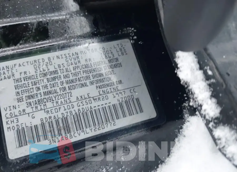 3N1AB8CV9LY220772 Photo# 9