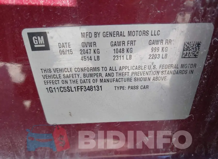 1G11C5SL1FF348131 Photo# 9