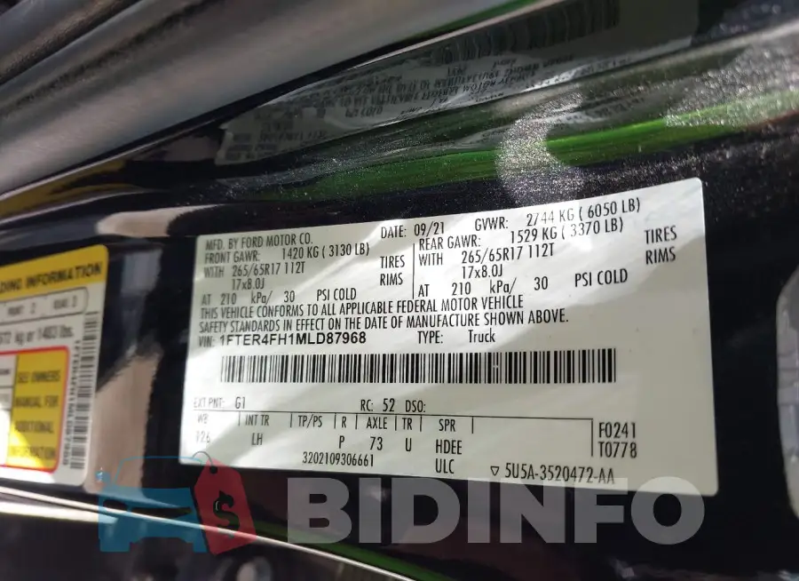 1FTER4FH1MLD87968 Photo# 9