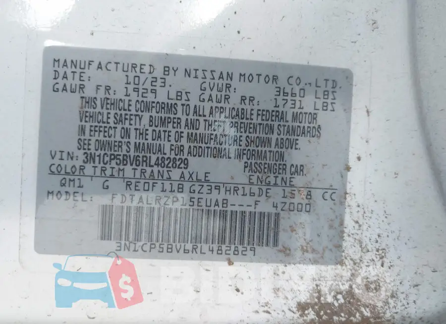 3N1CP5BV6RL482829 Photo# 9