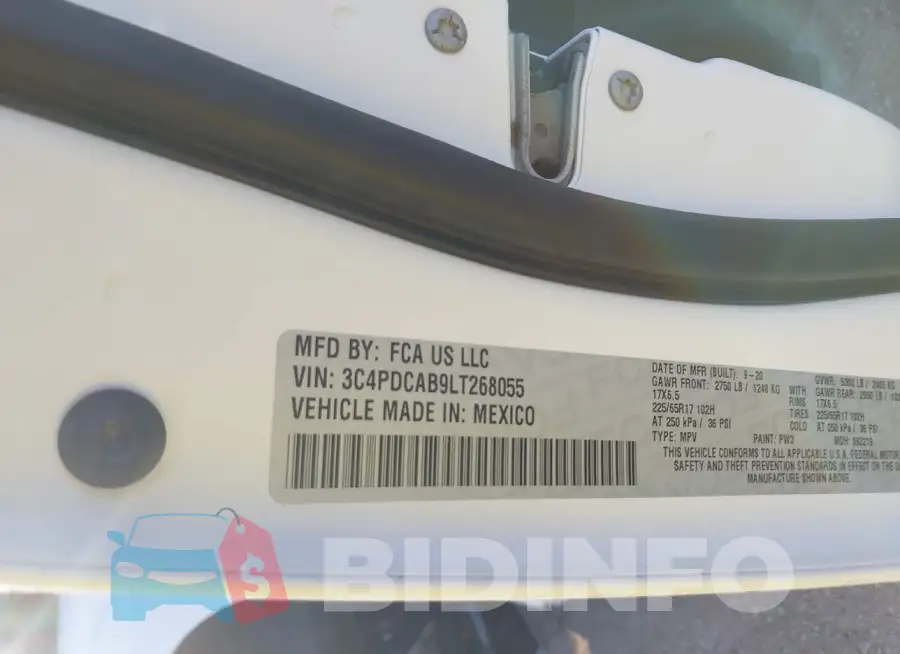 3C4PDCAB9LT268055 Photo# 9
