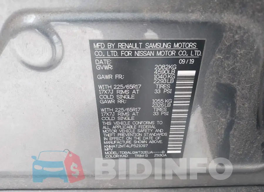 KNMAT2MT4LP521097 Photo# 9