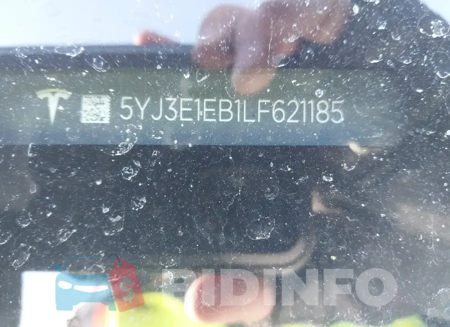 5YJ3E1EB1LF621185 Photo# 9
