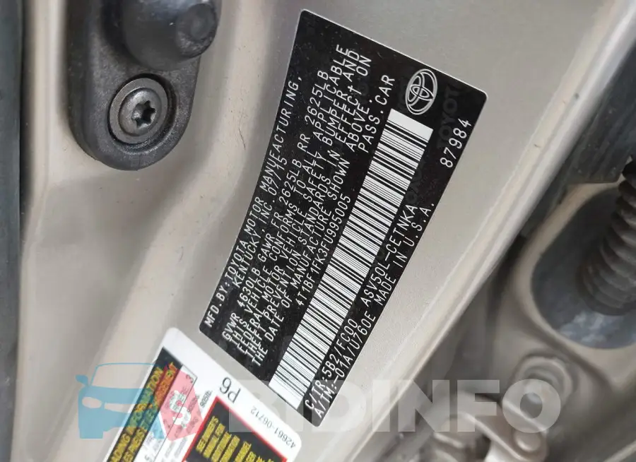 4T1BF1FK3FU995005 Photo# 9