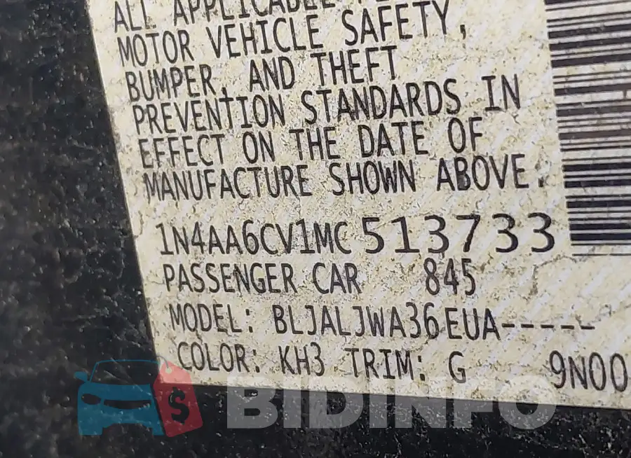 1N4AA6CV1MC513733 Photo# 9