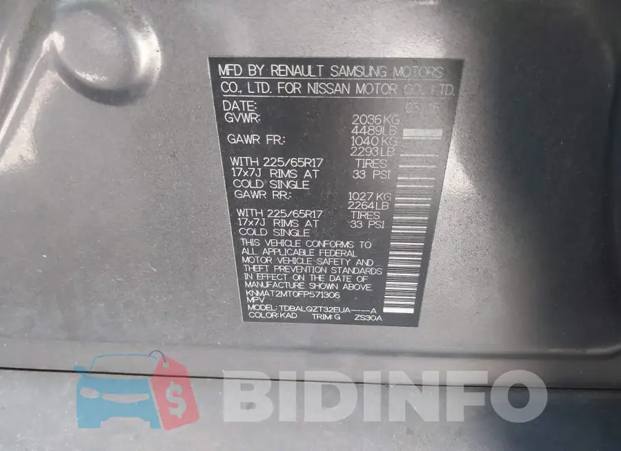 KNMAT2MT0FP571306 Photo# 9