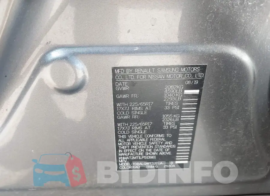 KNMAT2MT1LP513961 Photo# 9