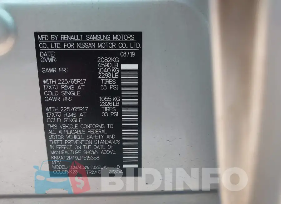 KNMAT2MT9LP515358 Photo# 9