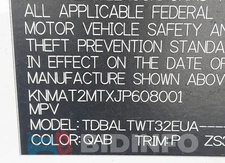 KNMAT2MTXJP608001 Photo# 9