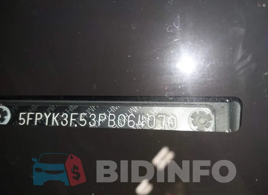 5FPYK3F53PB064070 Photo# 21