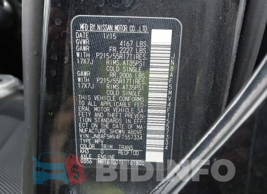 JN8AF5MV4FT557334 Photo# 9