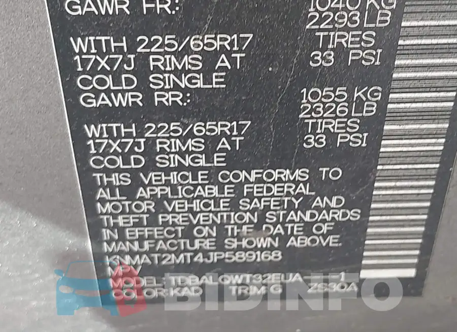 KNMAT2MT4JP589168 Photo# 9