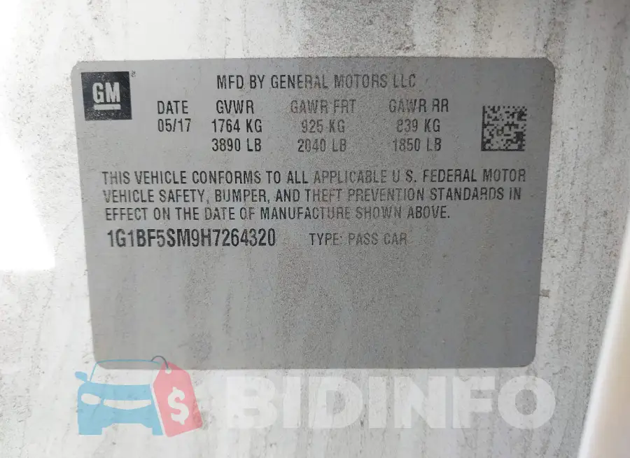 1G1BF5SM9H7264320 Photo# 9