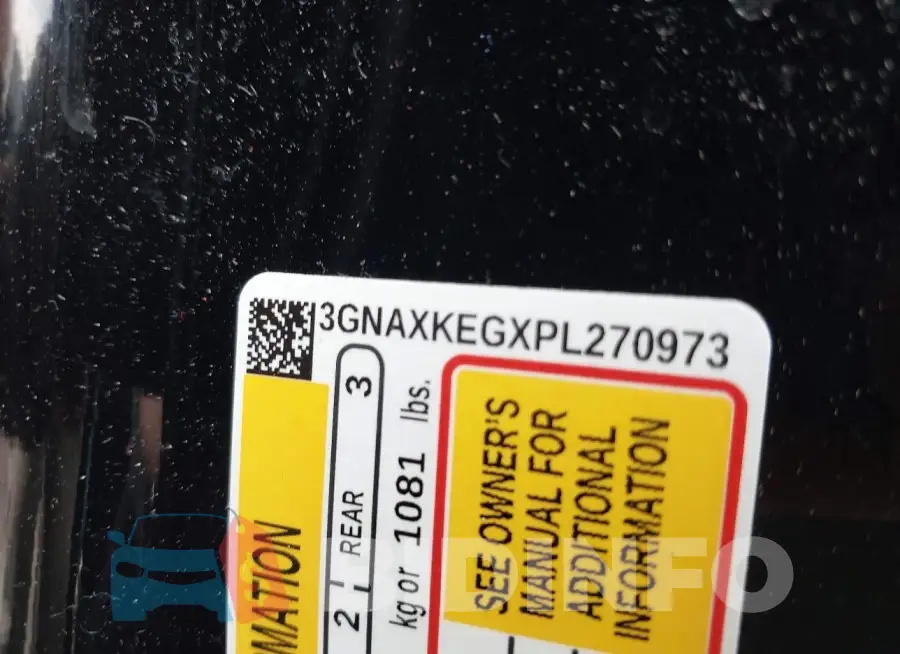 3GNAXKEGXPL270973 Photo# 9