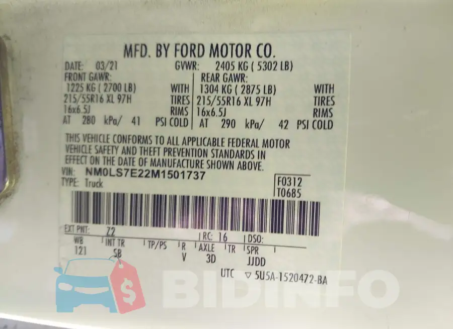 NM0LS7E22M1501737 Photo# 9